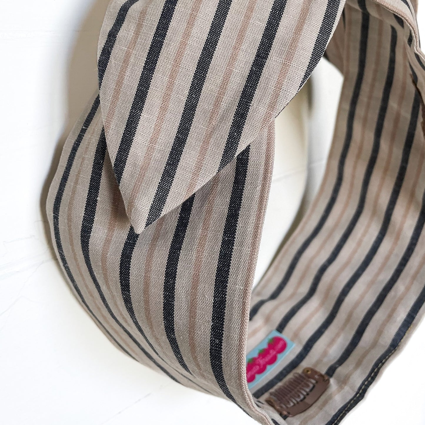 French Striped Petal Headwrap