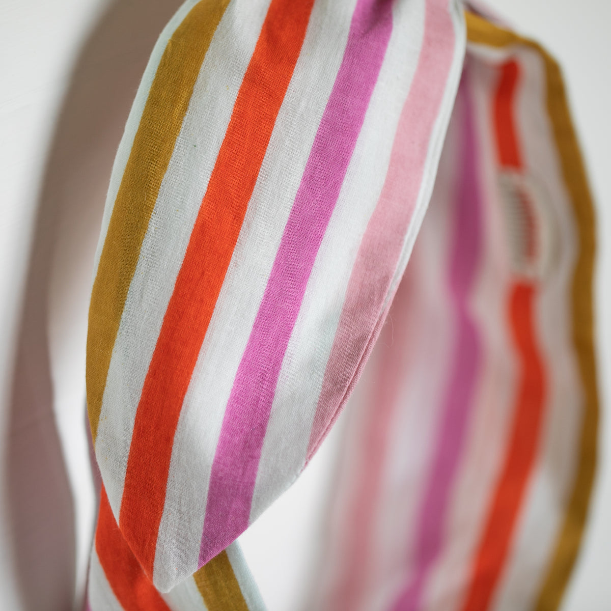 Retro Rainbow Pinks Petal Headwrap