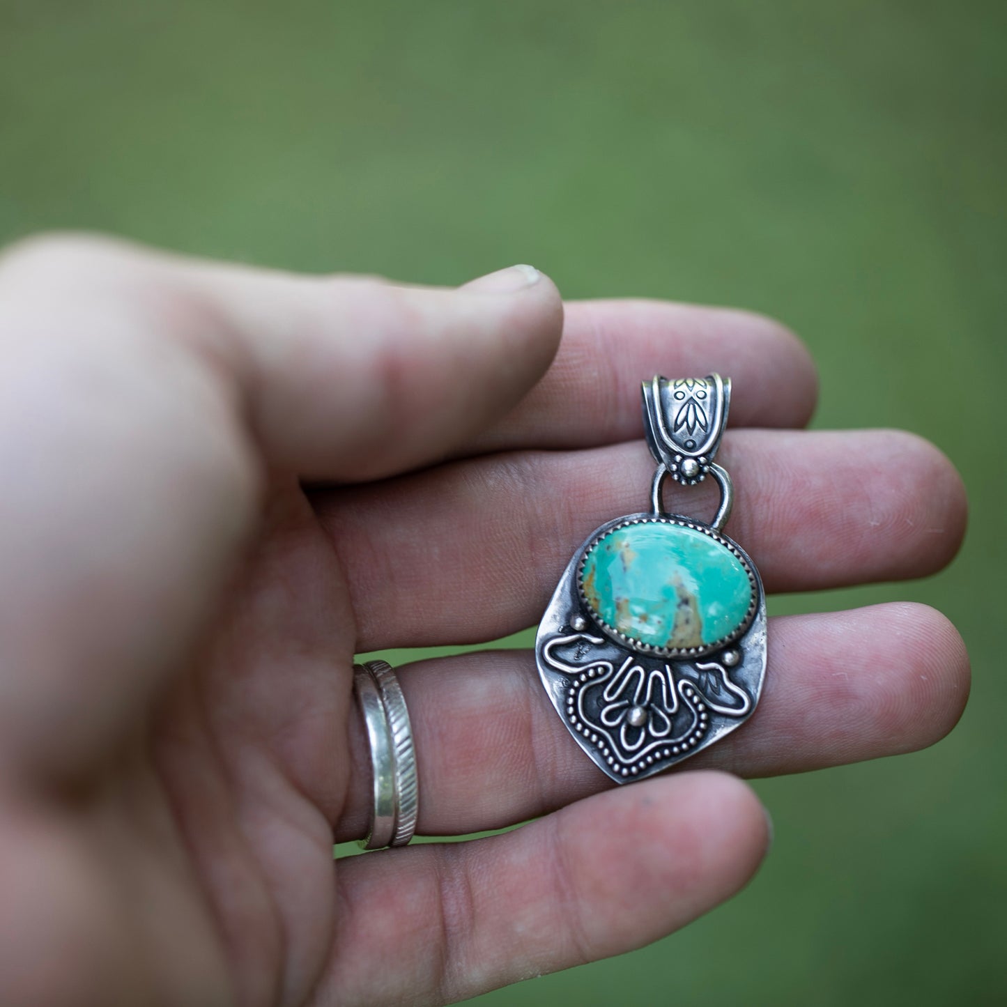Desert Iris Pendant