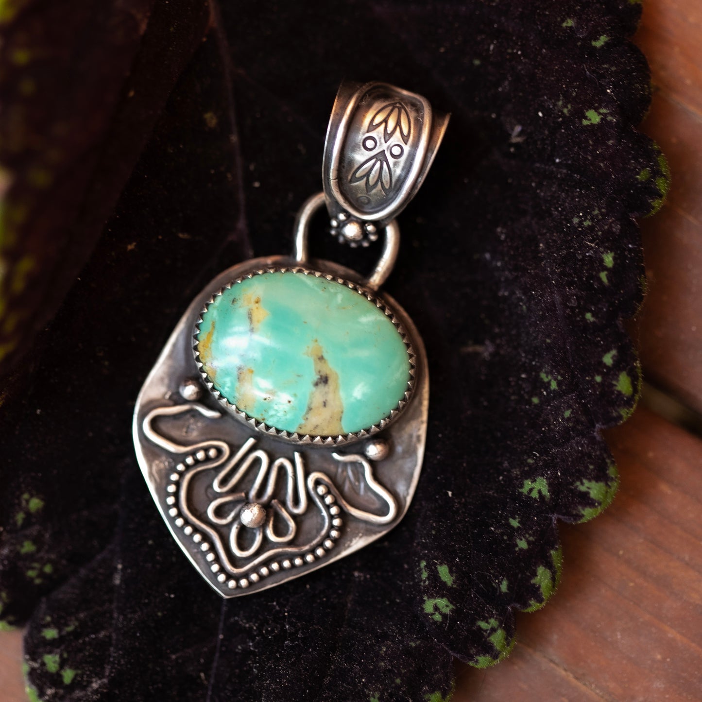 Desert Iris Pendant