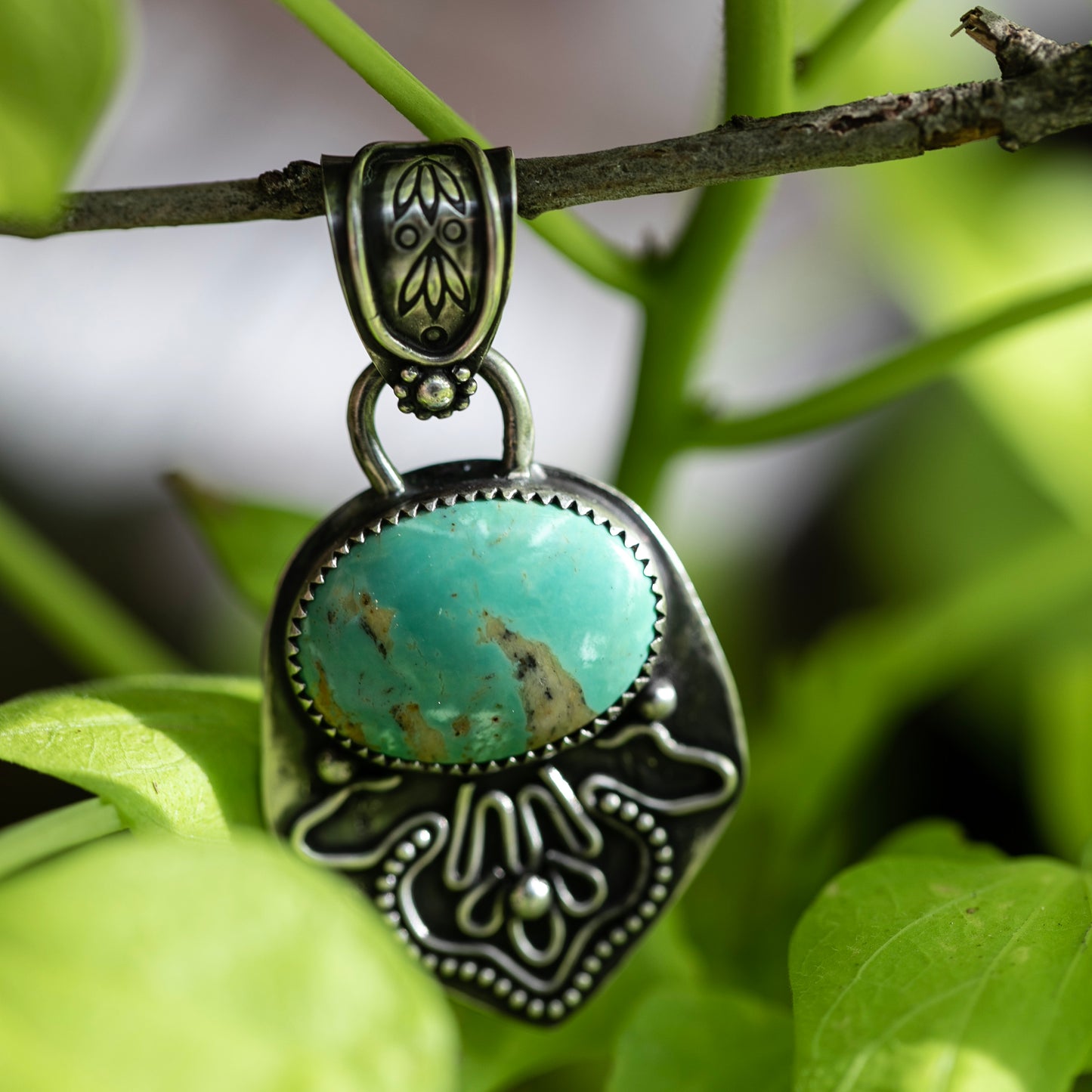 Desert Iris Pendant