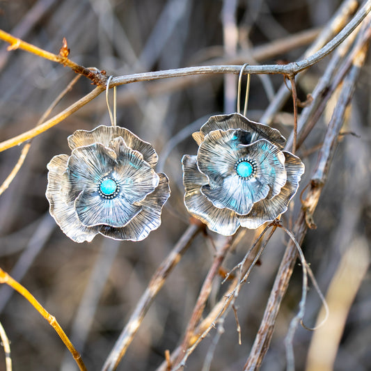 Turquoise Poppies