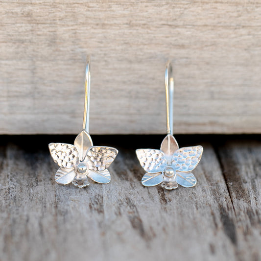 Silver Siam Earrings