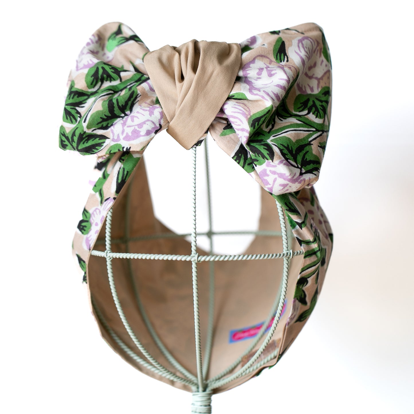 Taupe Floral OG Headwrap