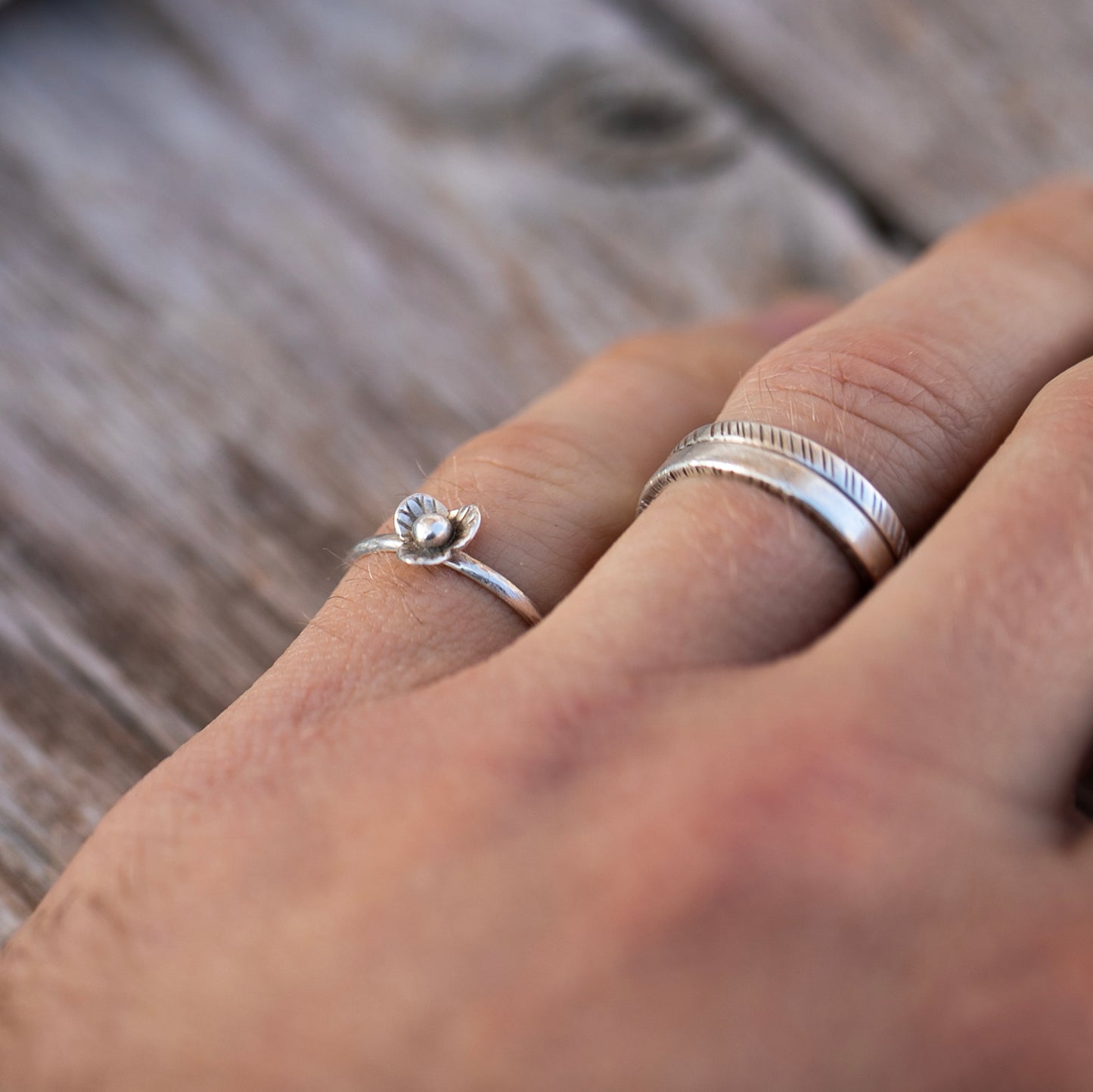Blossom Stacker Ring