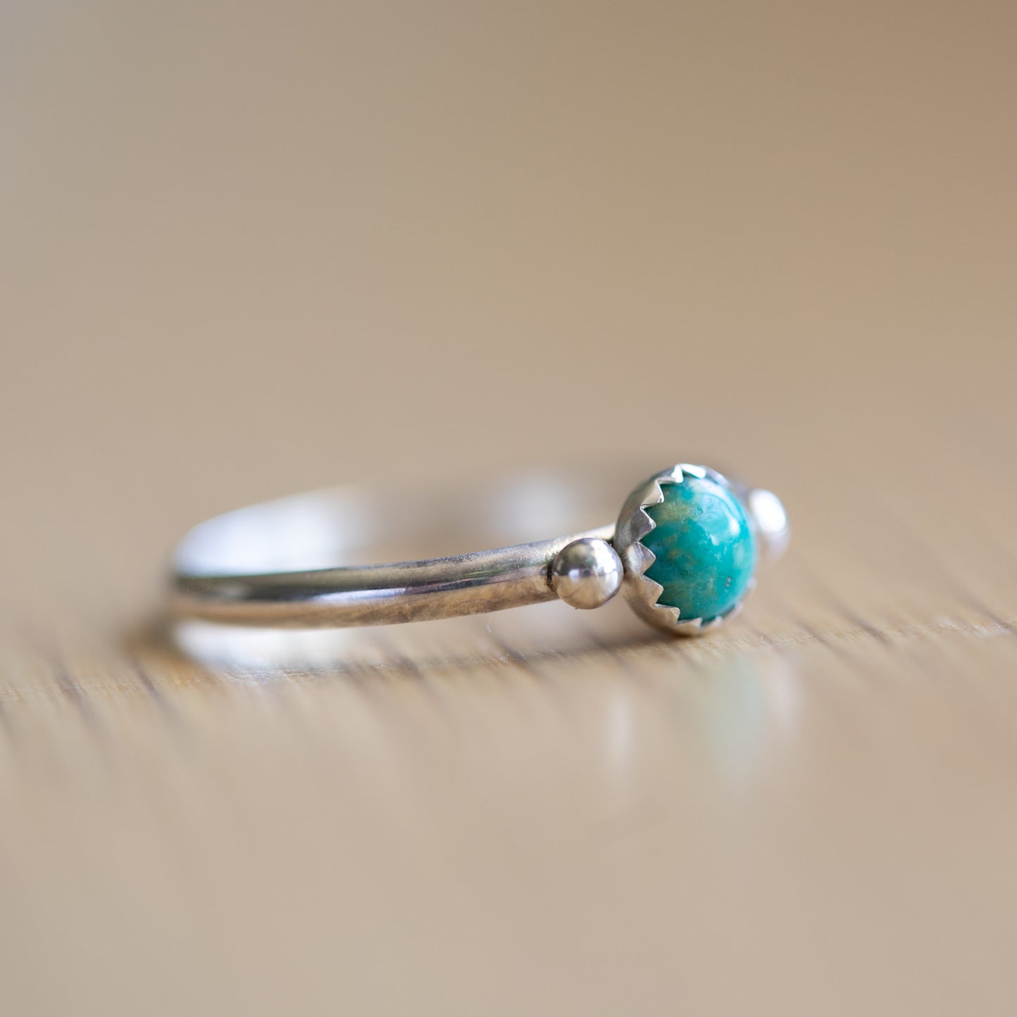 Turquoise Stacker Sz. 8