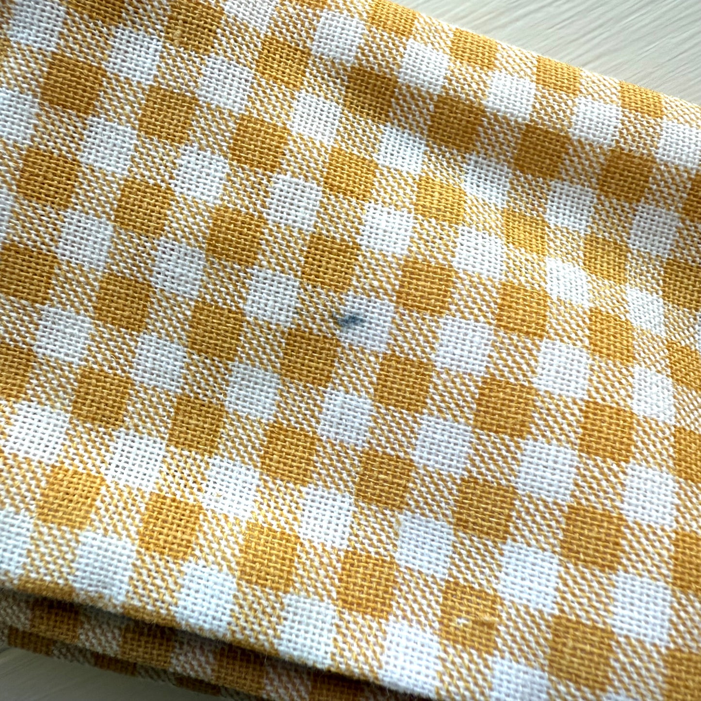 “IMPERFECT” Sunflower gingham Petal Headwrap