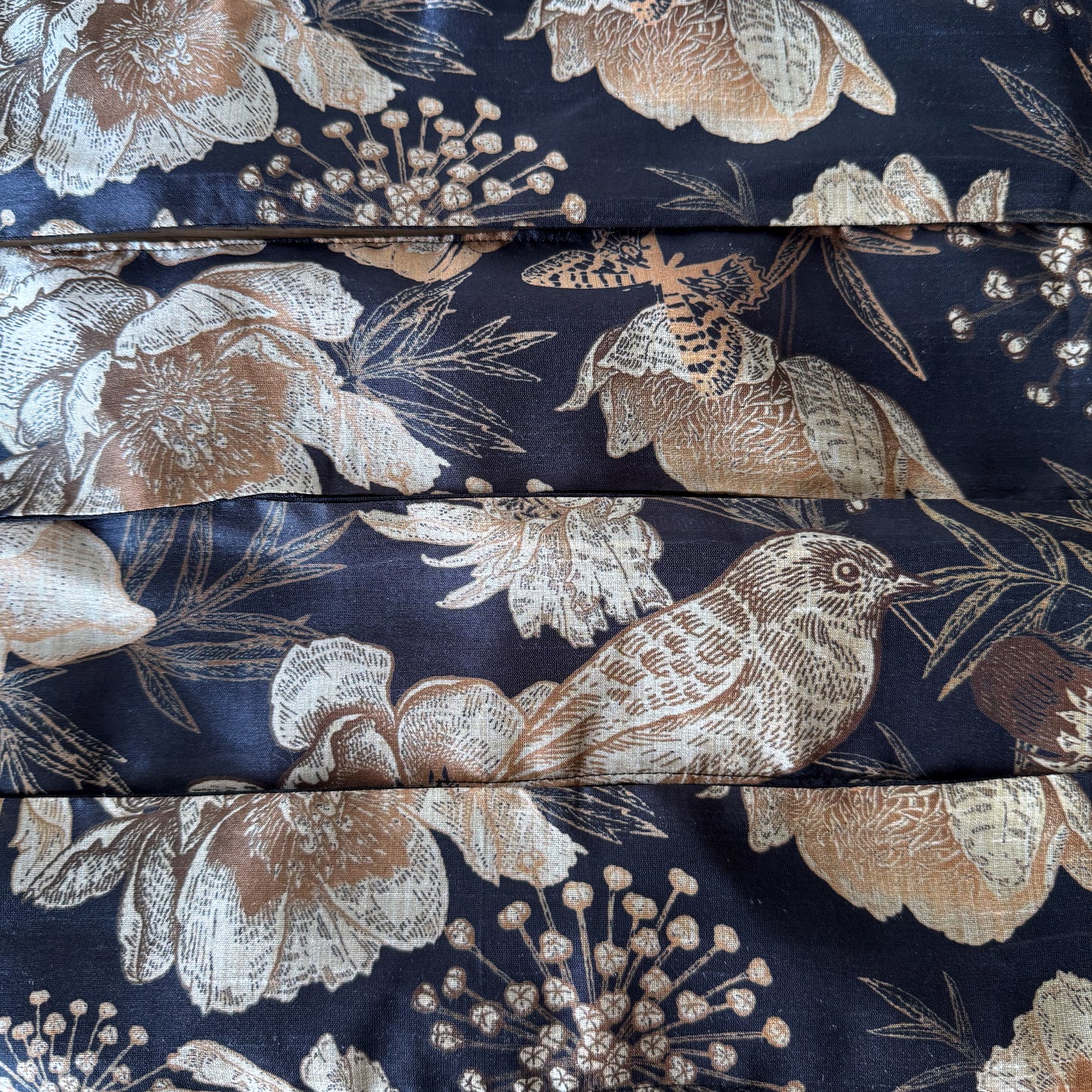 Gold Flora Silk Petal Headwrap