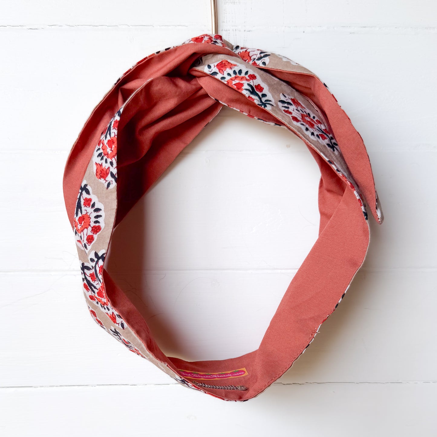 Blockprint Bouquets Petal Headwrap