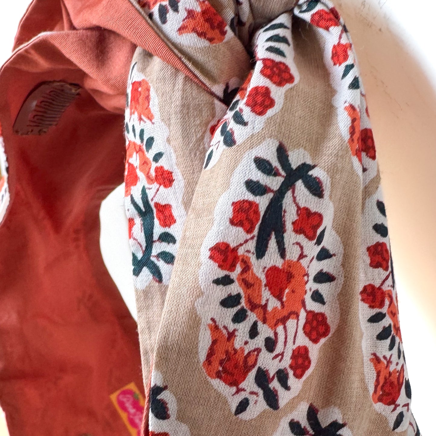 Blockprint Bouquets Petal Headwrap