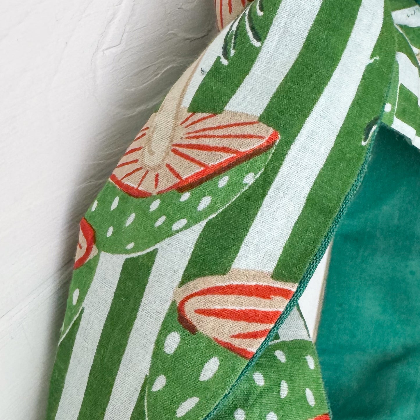 Green Mushrooms Petal Headwrap