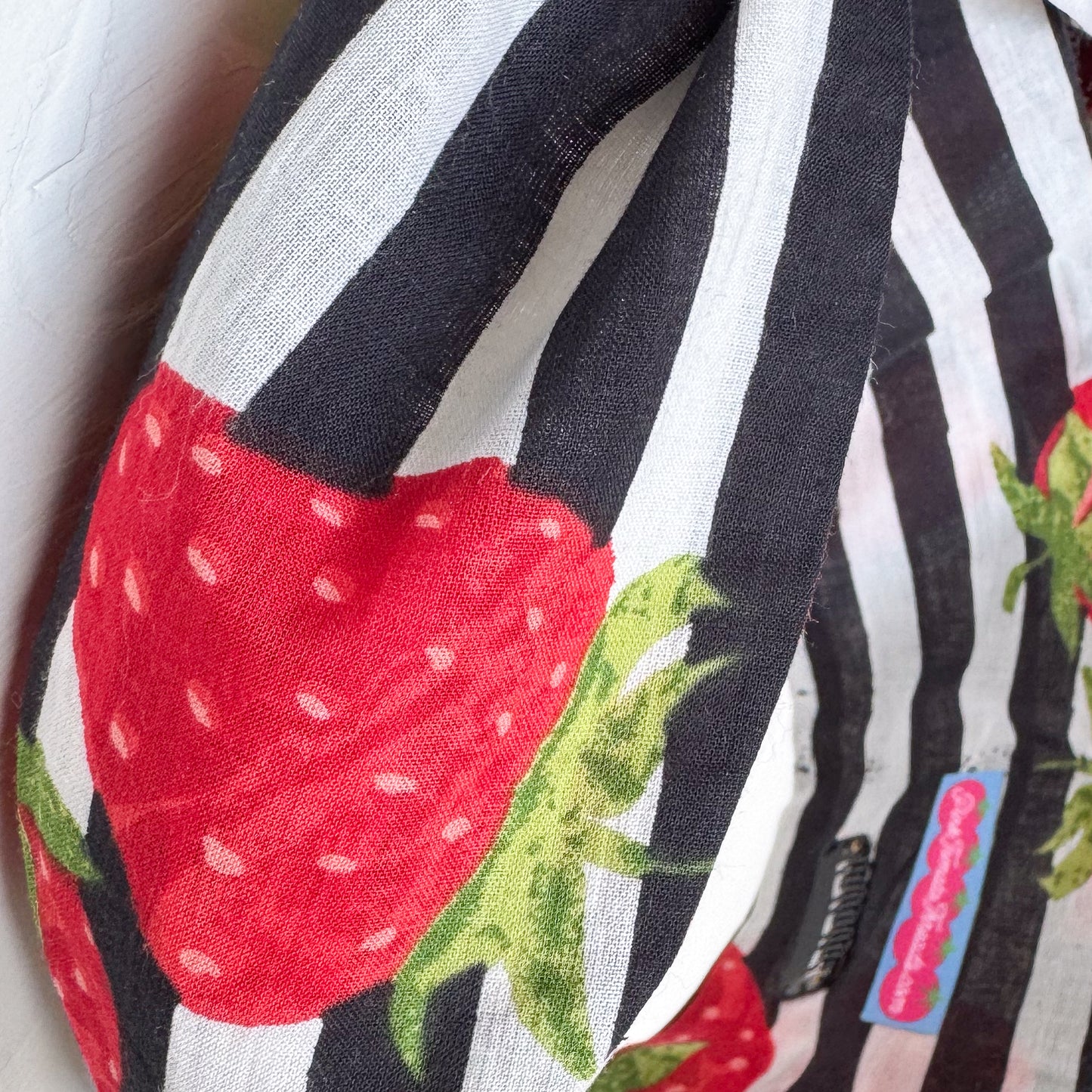 Strawberry Stripes Petal Headwrap