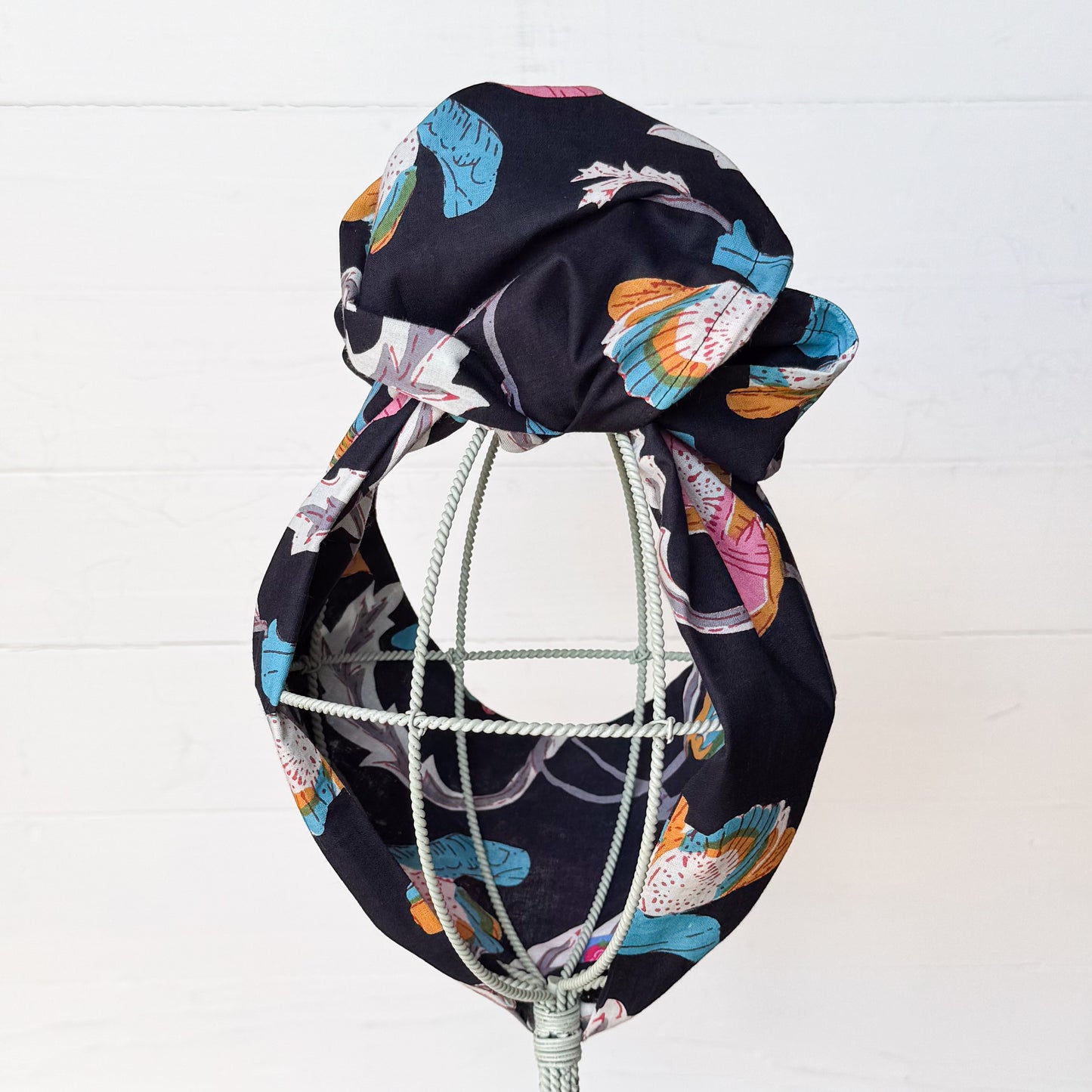 Navy Night Blooms OG Headwrap