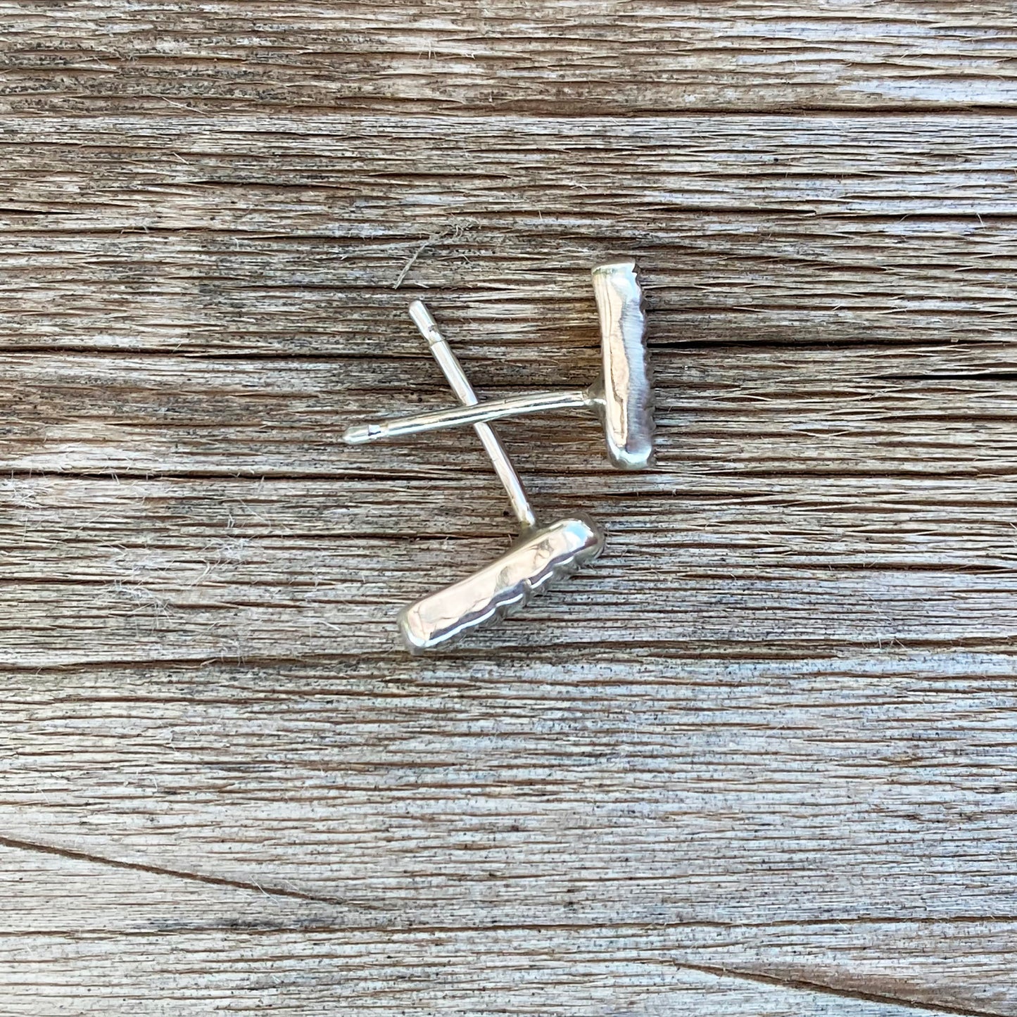 Silver Dashes Studs