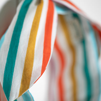 Retro Rainbow Petal Headwrap