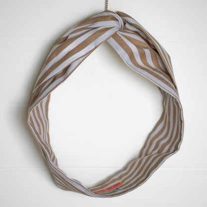 Cafe Au Lait Petal Headwrap
