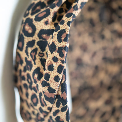 Leopard Petal Headwrap