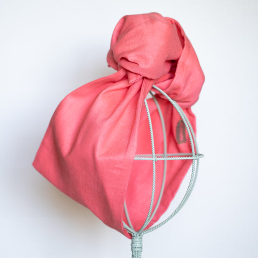 Pink Coral Linen OG Headwrap