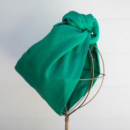 Green Linen OG Headwrap