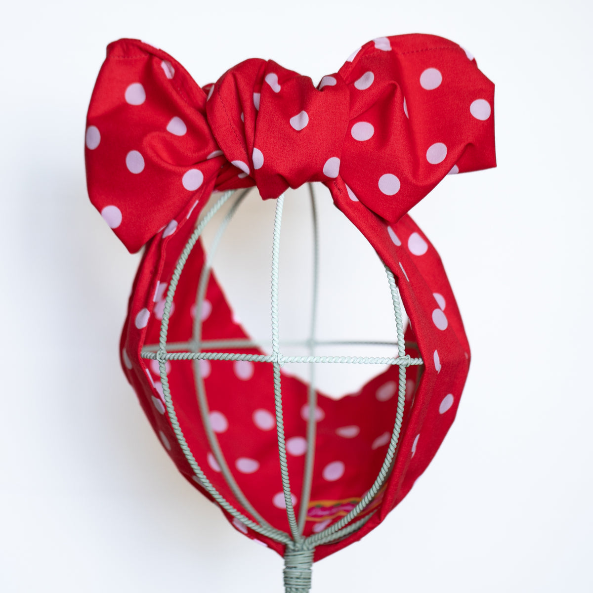 Red Polka Dot OG Headwrap