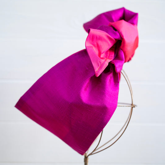 Hot Pink Silk OG Headwrap