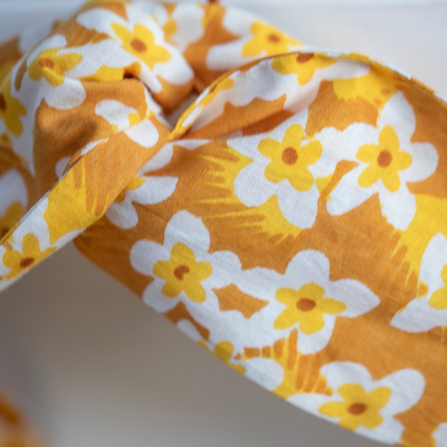 Aloha Yellow Petal Headwrap