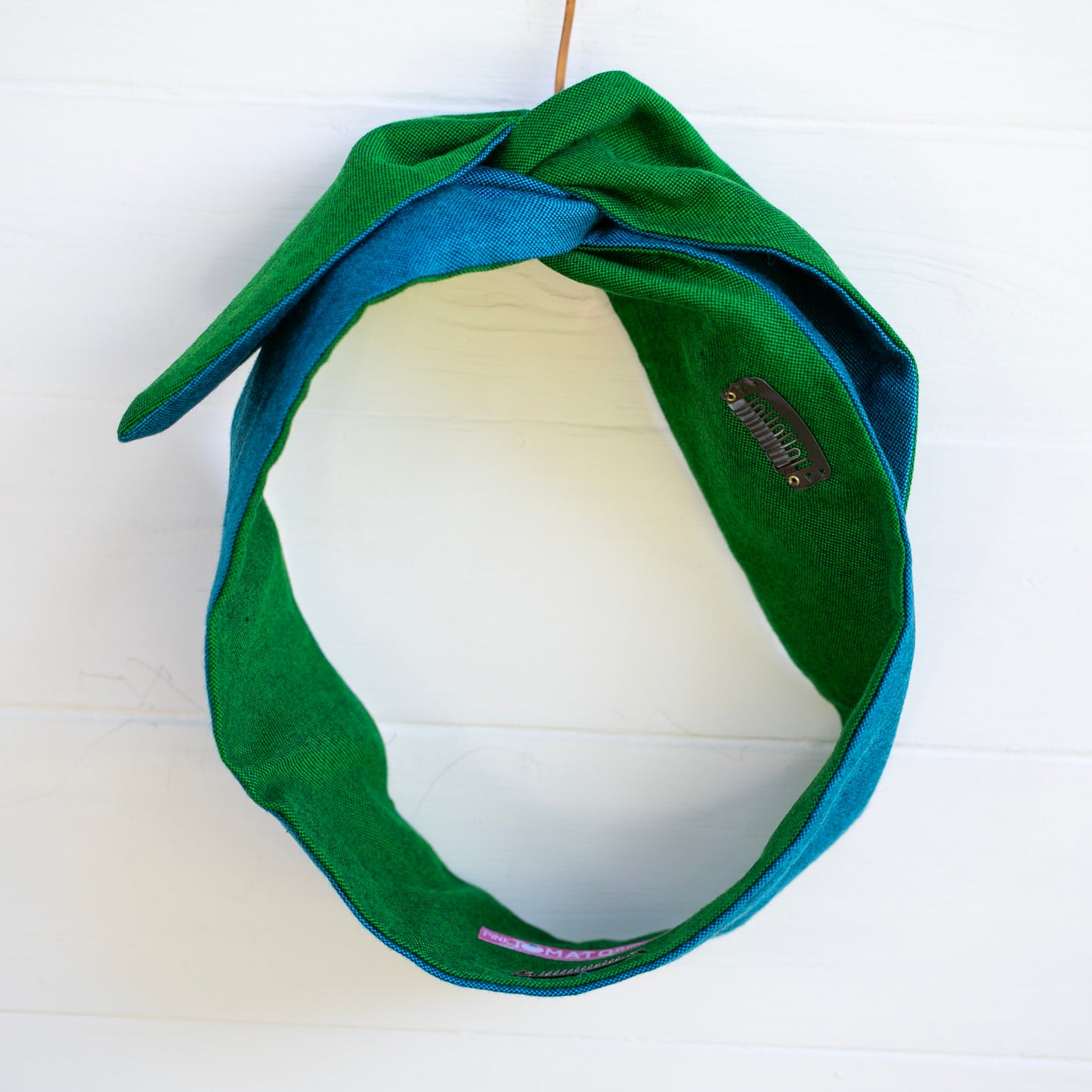 Teally Green Petal Headwrap