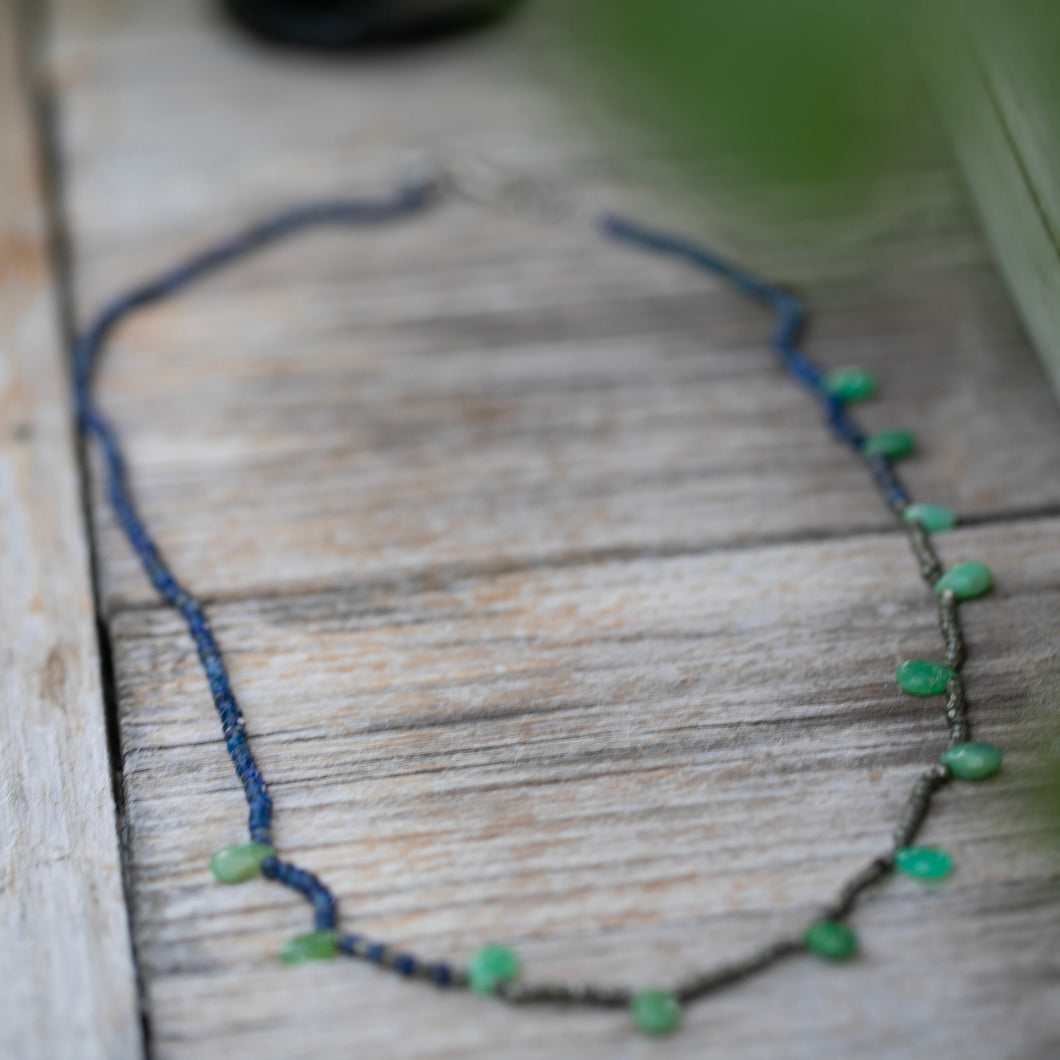 Blue Chryso Necklace