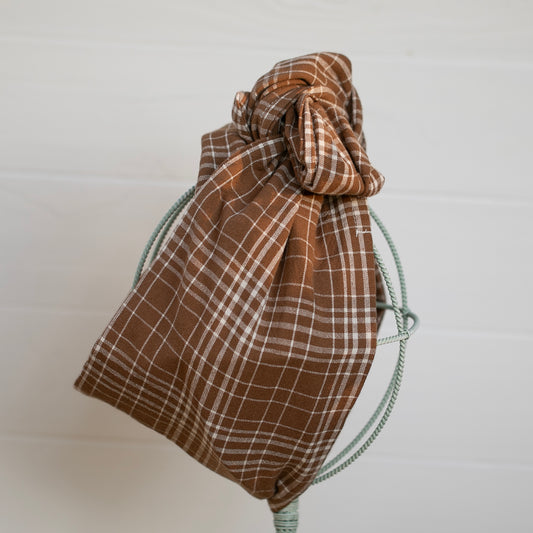 Plaid Brown OG Headwrap