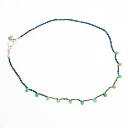 Blue Chryso Necklace