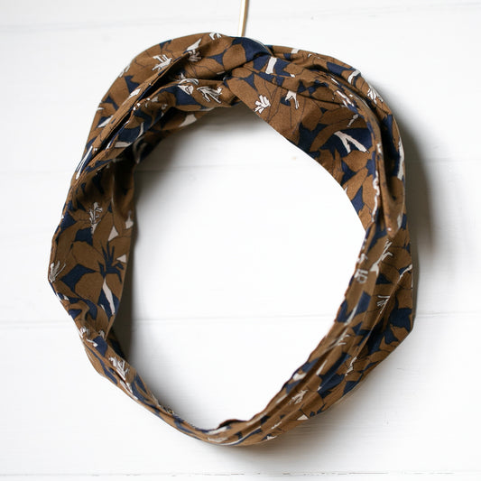 Bronze Blooms Petal Headwrap