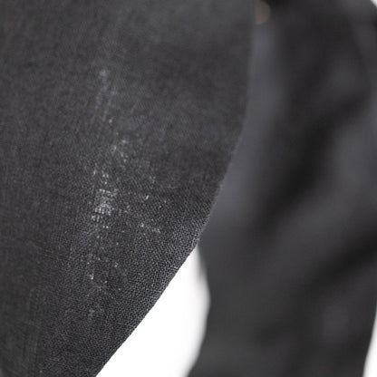 Black Linen Petal Headwrap