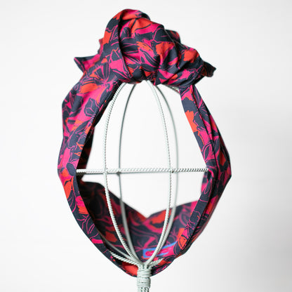Azure Flowers OG Headwrap