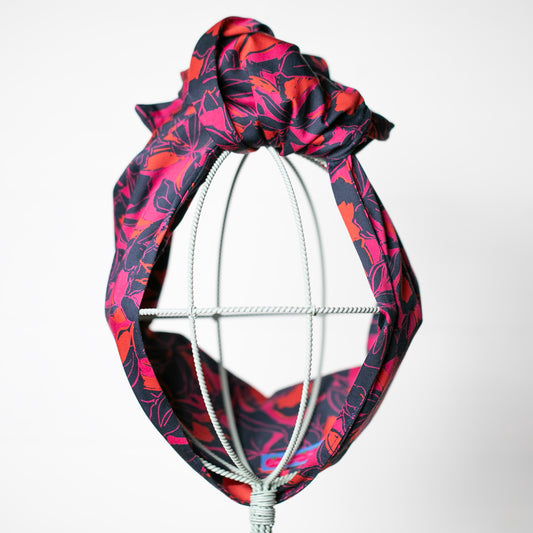 Azure Flowers OG Headwrap