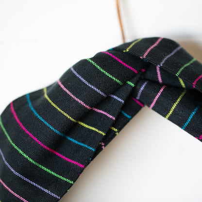 Neon Stripes Petal Headwrap