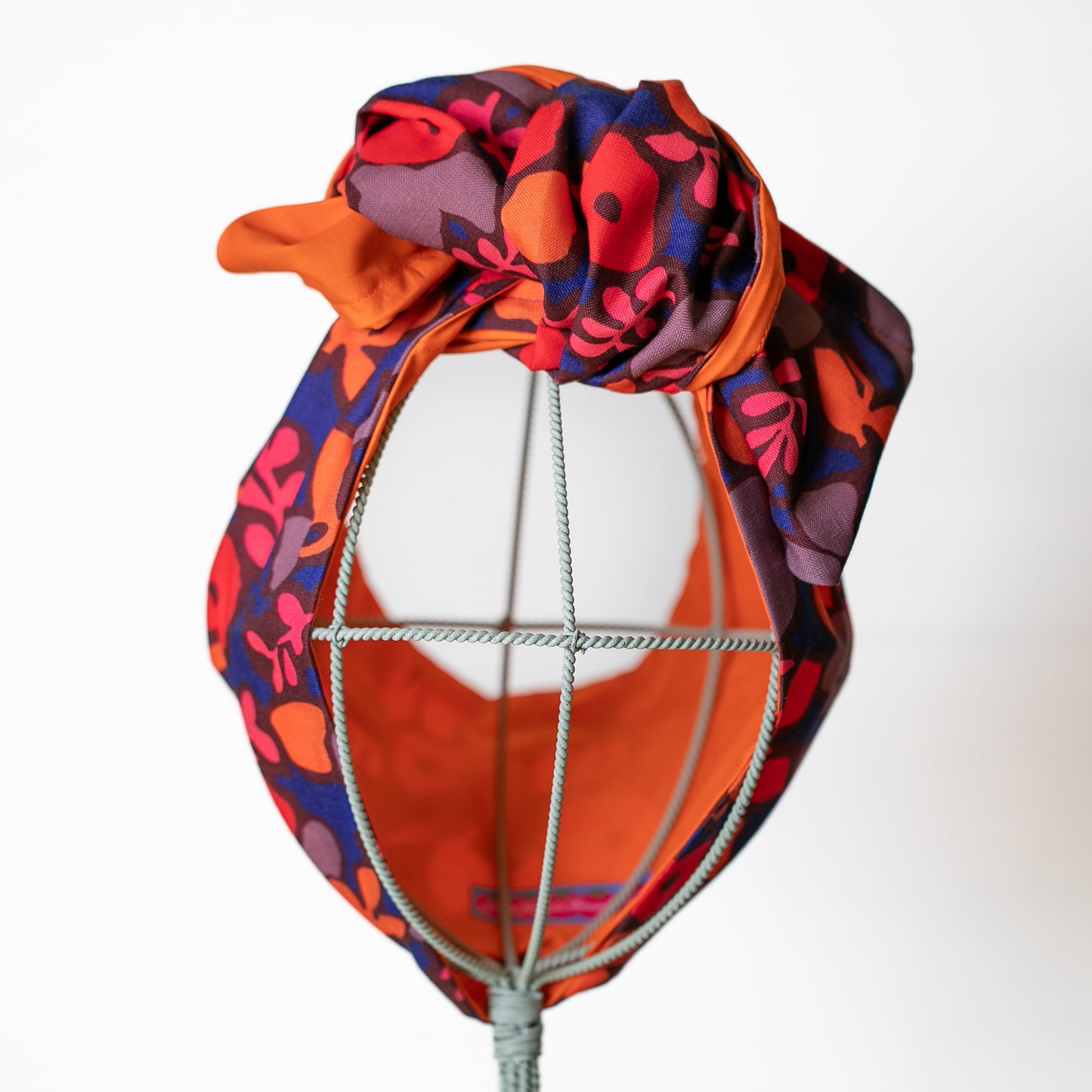 Orange Floral OG Headwrap