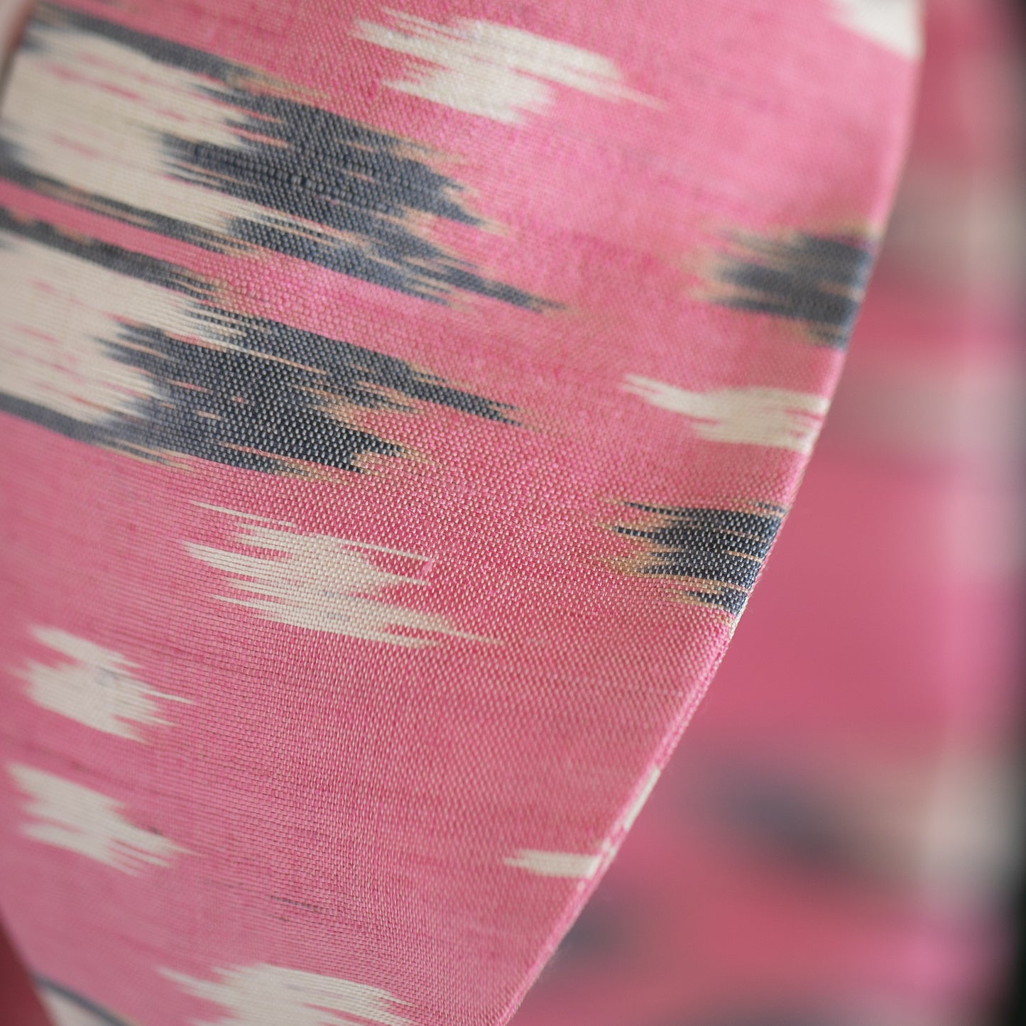 Pink Ikat Spots Petal Headwrap