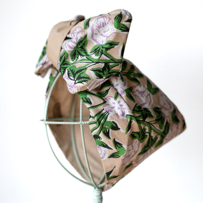 Taupe Floral OG Headwrap