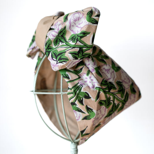 Taupe Floral OG Headwrap