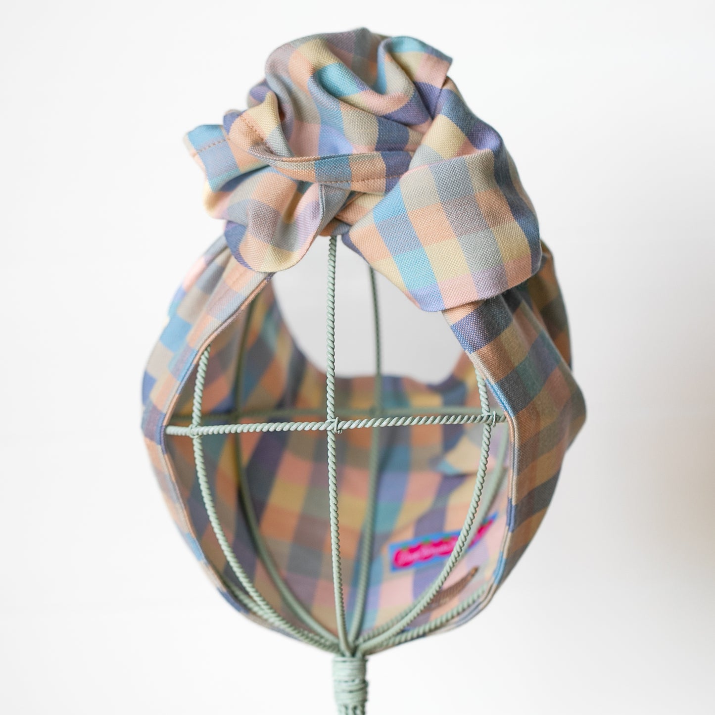 Pastel Gingham OG Headwrap