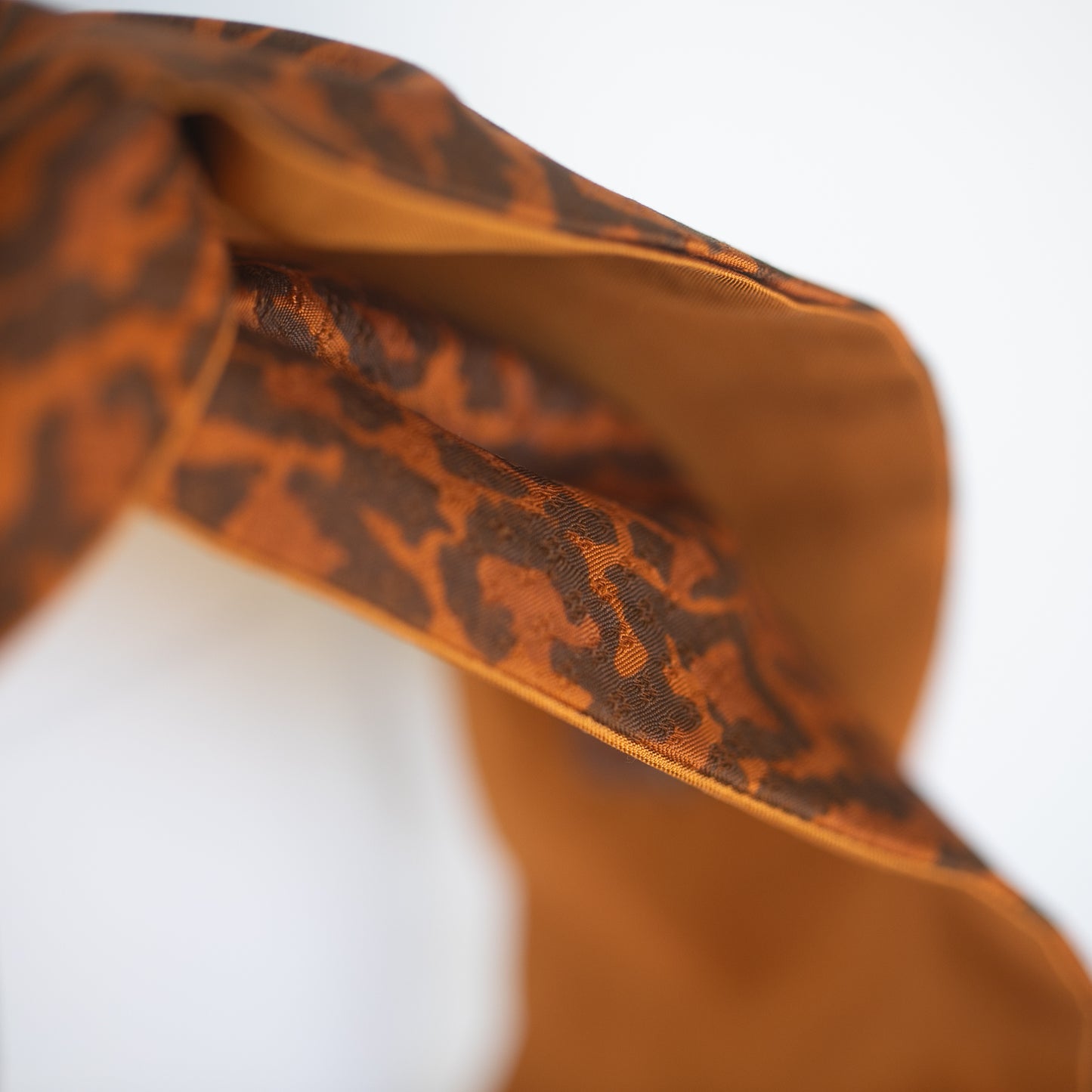 Silken Leopard Petal Headwrap