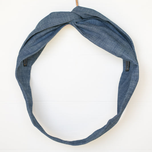 Chambray Petal Headwrap
