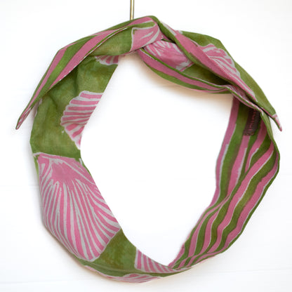 Green Shells Petal Headwrap