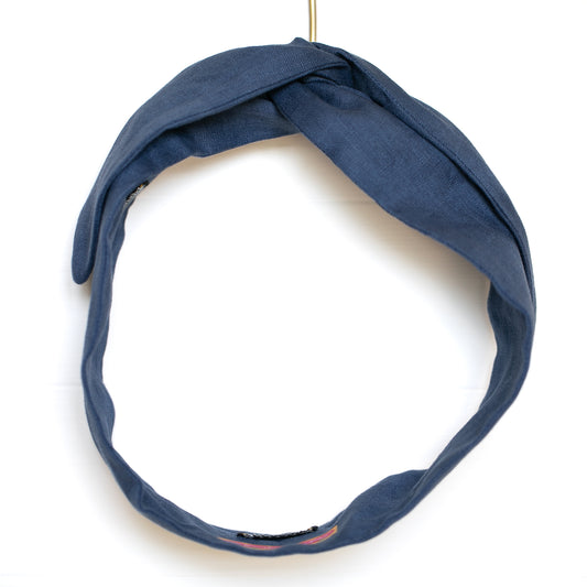Stormwater Linen Petal Headwrap