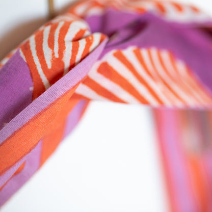 Violet Shells Petal Headwrap