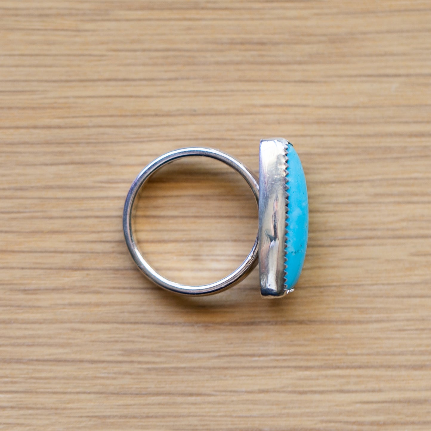 Turquoise Knuckle Ring Sz. 8