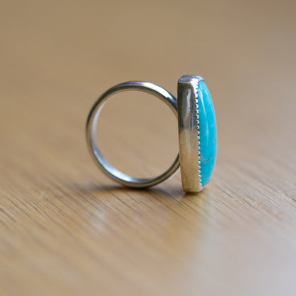 Turquoise Knuckle Ring Sz. 8