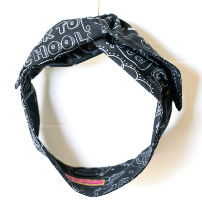 Blackboard Petal Headwrap