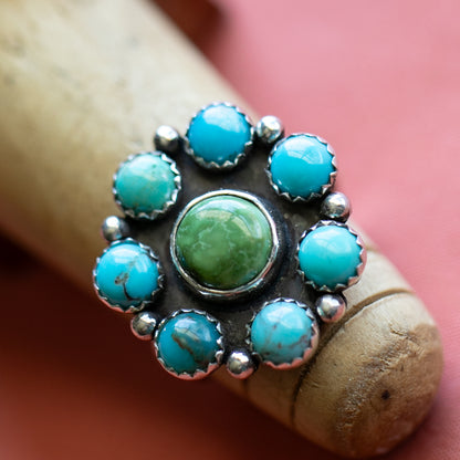Turquoise Engagement Ring Sz. 7.5