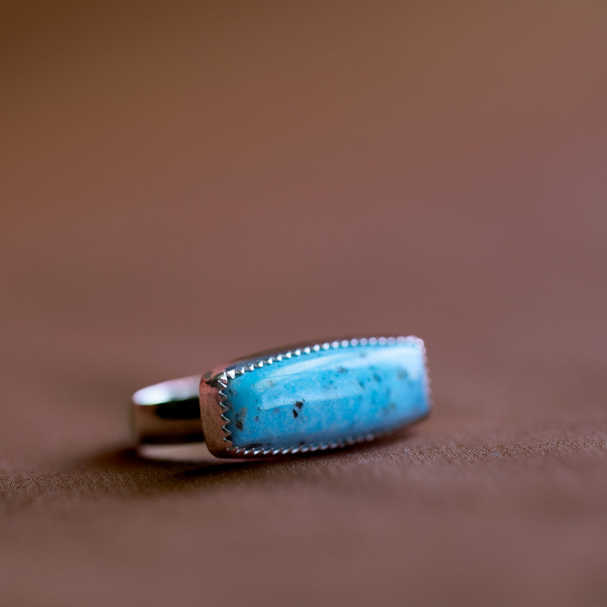 Turquoise Knuckle Ring Sz. 7.75
